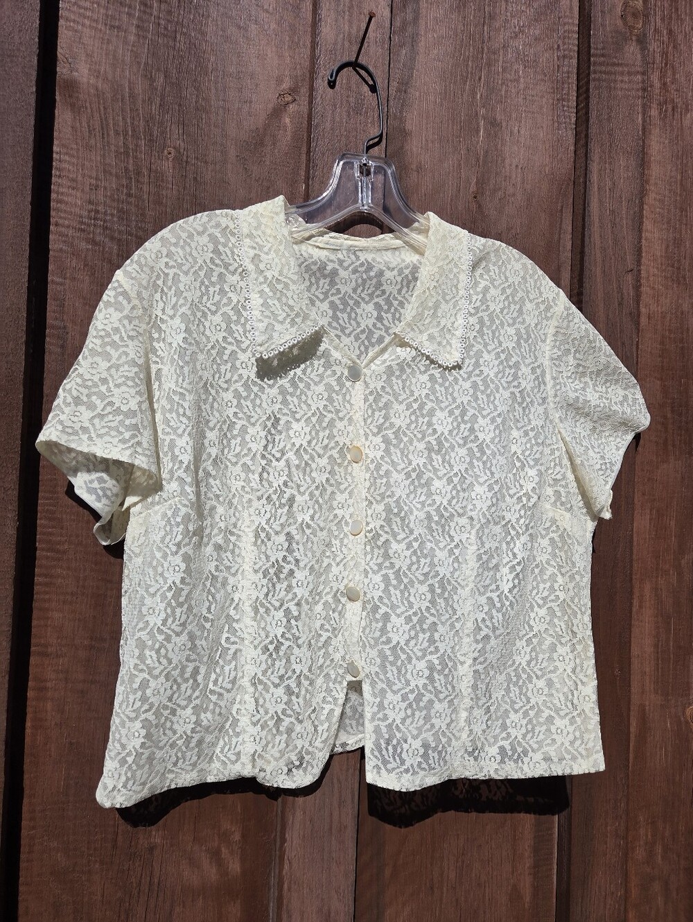 Vintage Lace Blouse Top
